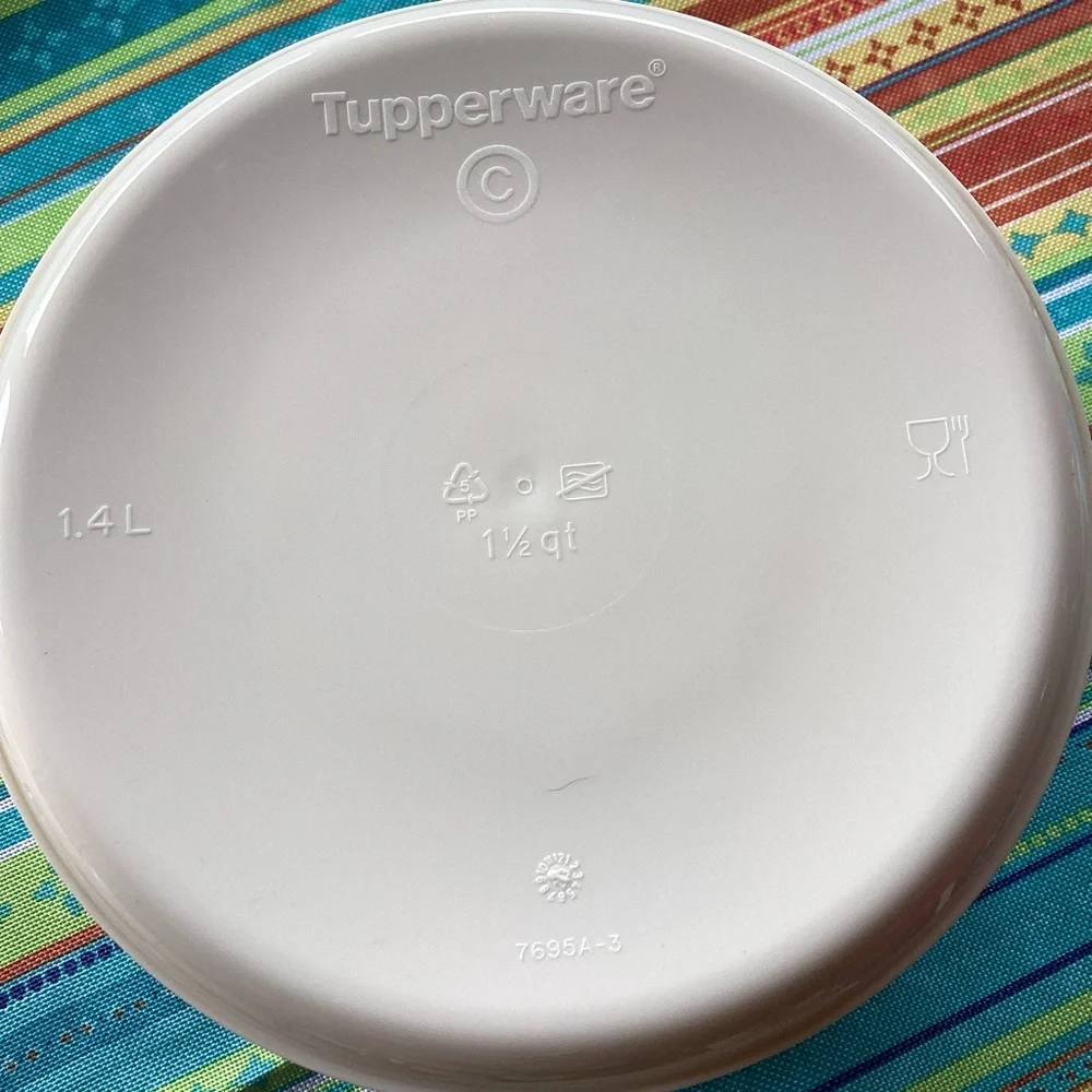 Tupperware 3 piece Holiday Stacking Canister set